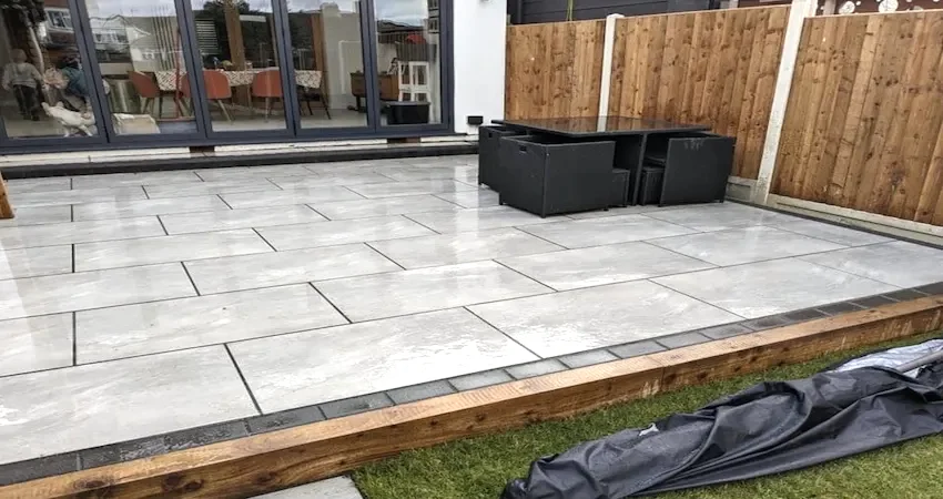 patio laying